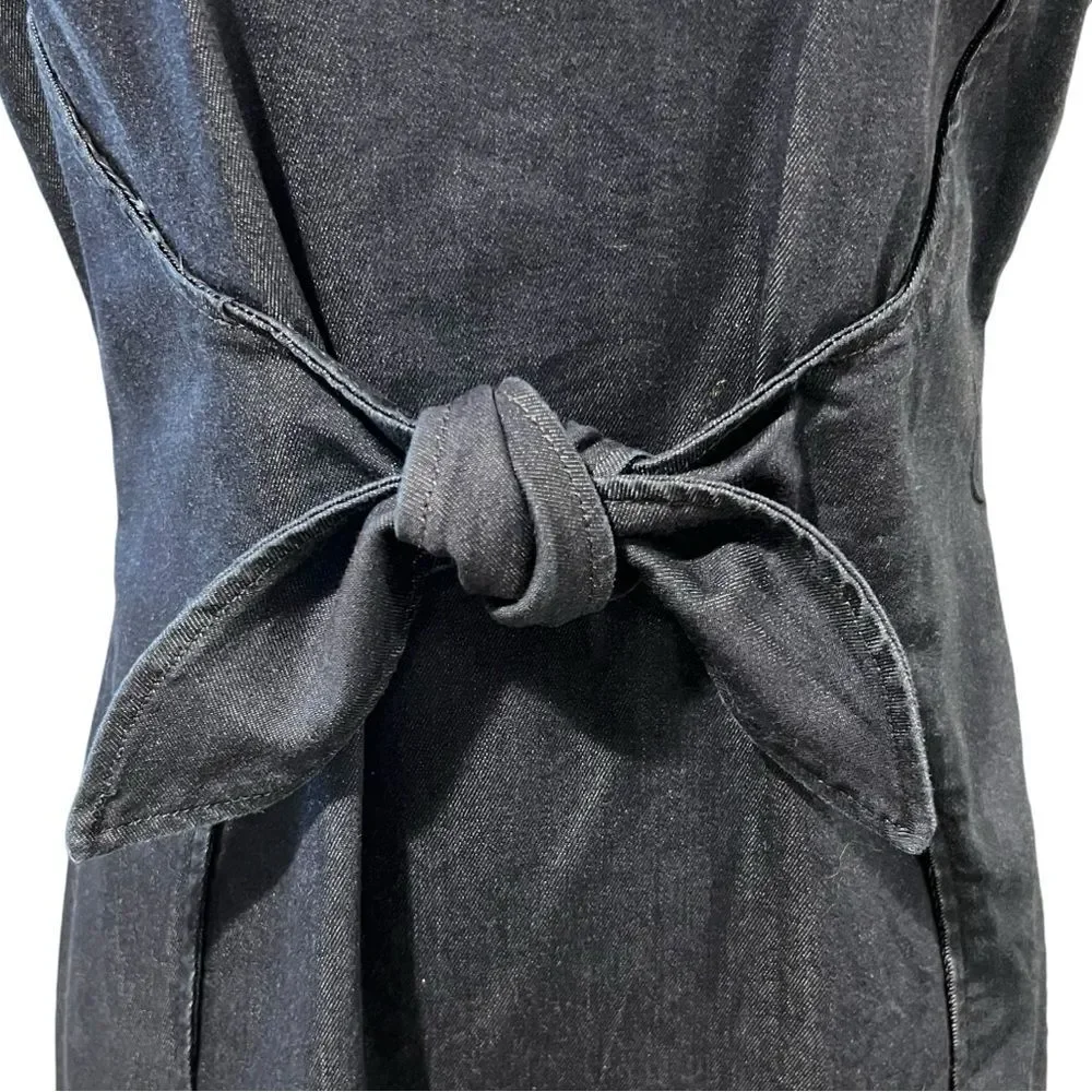 Anthropologie Holding Horses Womens Western Denim Dress Size 10 Minimalist - Picture 6 of 14